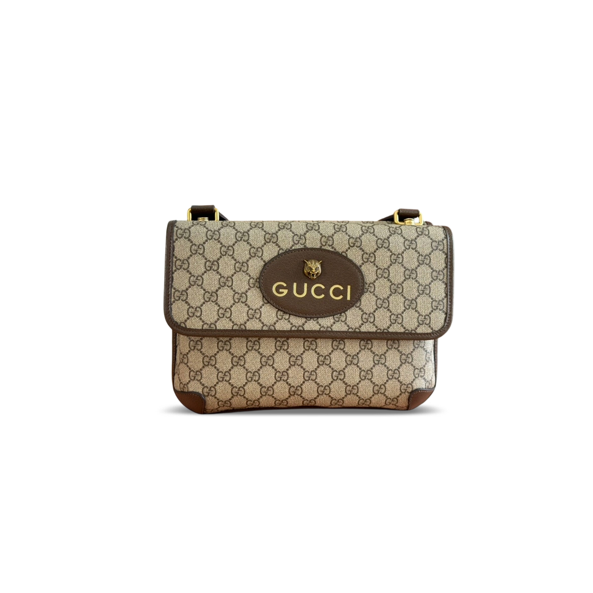 GUCCI NEO VINTAGE GG SUPREME MESSENGER BAG 495654 (30*22*4cm)
